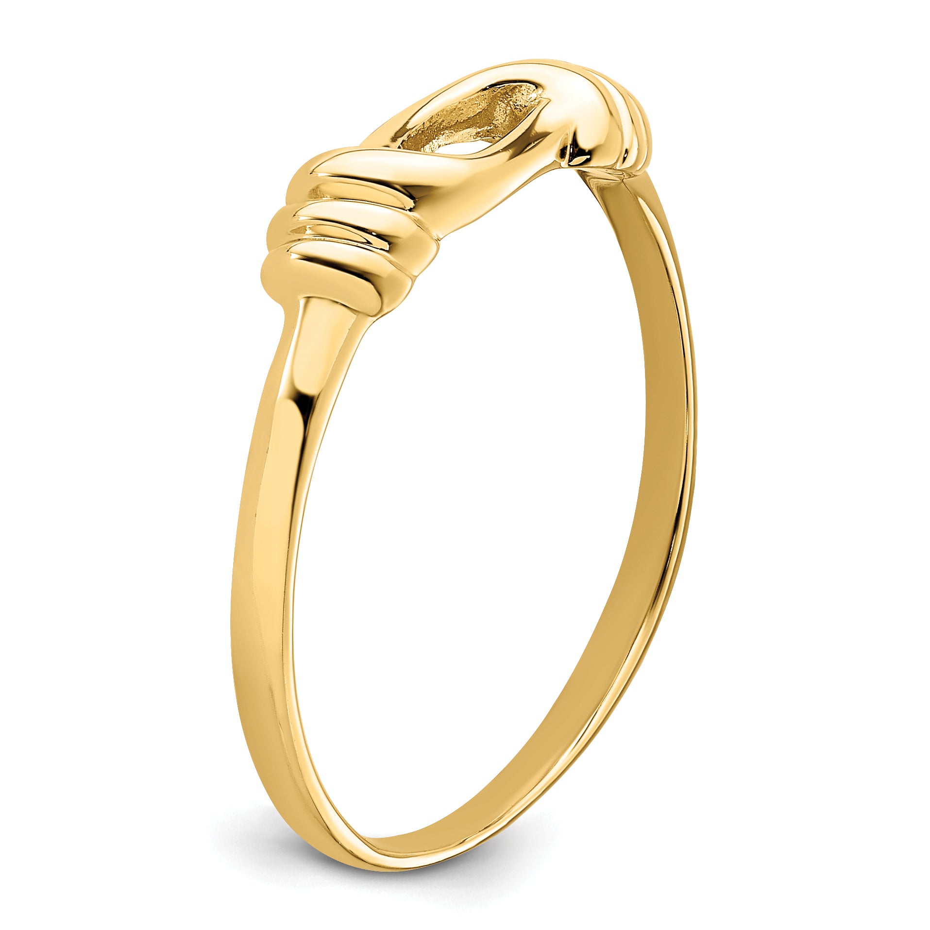 14K Love Knot Band K4602