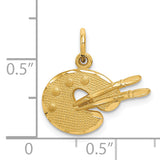 14k Artist Palette Charm C1087