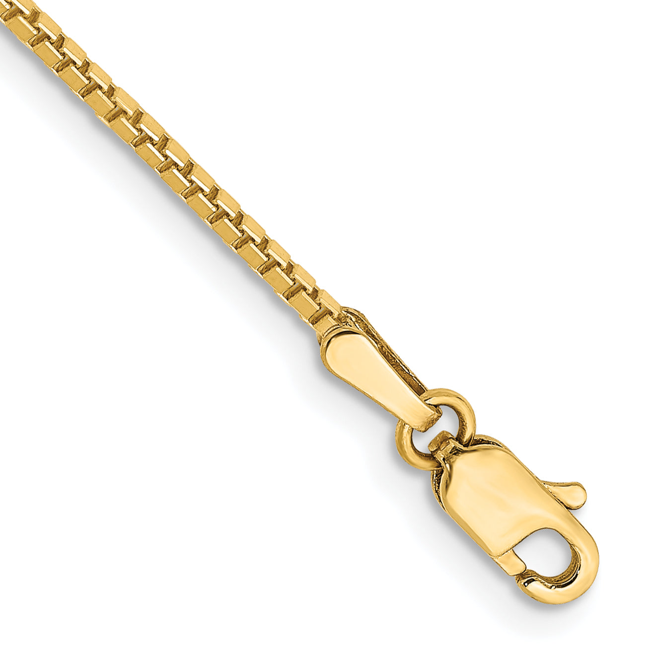 14K 26 inch 1.4mm Box with Lobster Clasp Chain BOX125