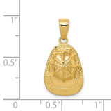 14k 3-D Firefighter Helmet Pendant C2268