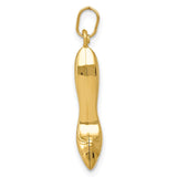 14K  3-D High Heel Shoe Charm XCH150