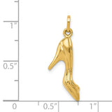 14K  3-D High Heel Shoe Charm XCH150
