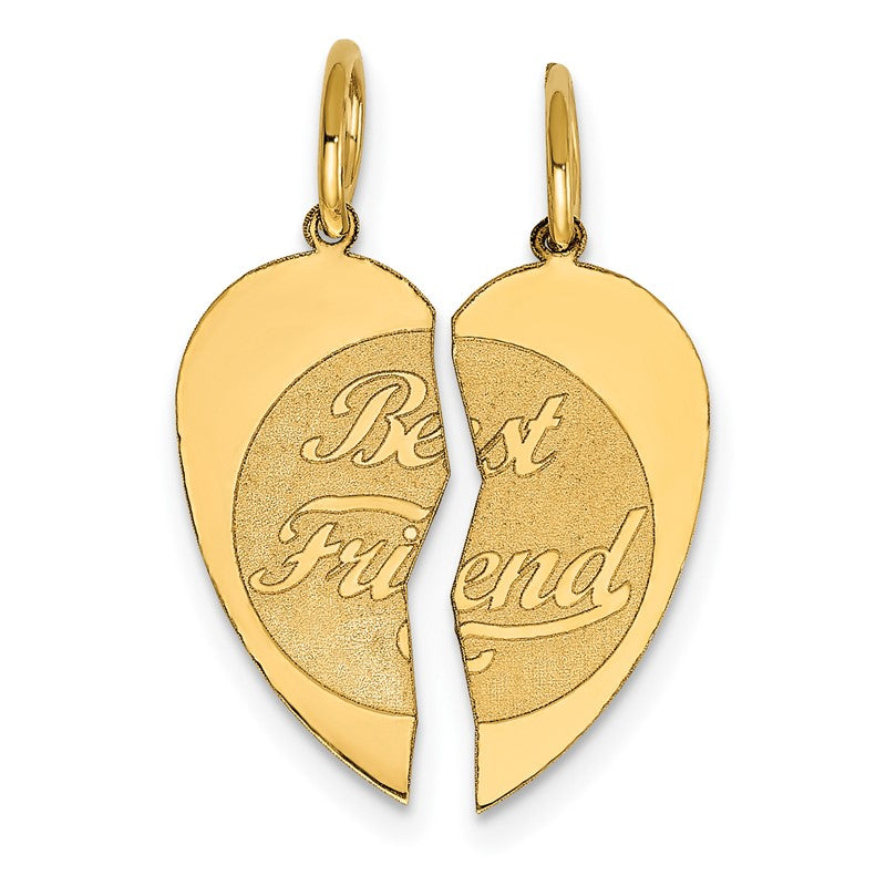 14K 2-piece BEST FRIEND Charm XAC674