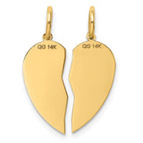 14K 2-piece BEST FRIEND Charm XAC674