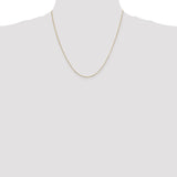 14K 10 inch .6mm Octagonal Snake with Lobster Clasp Anklet OSA080