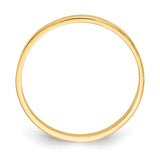 14K High Polished 1mm Flat Band Size 3 Baby / Childs Ring R535