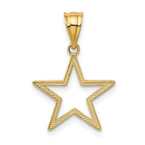 14k Star Charm K4810