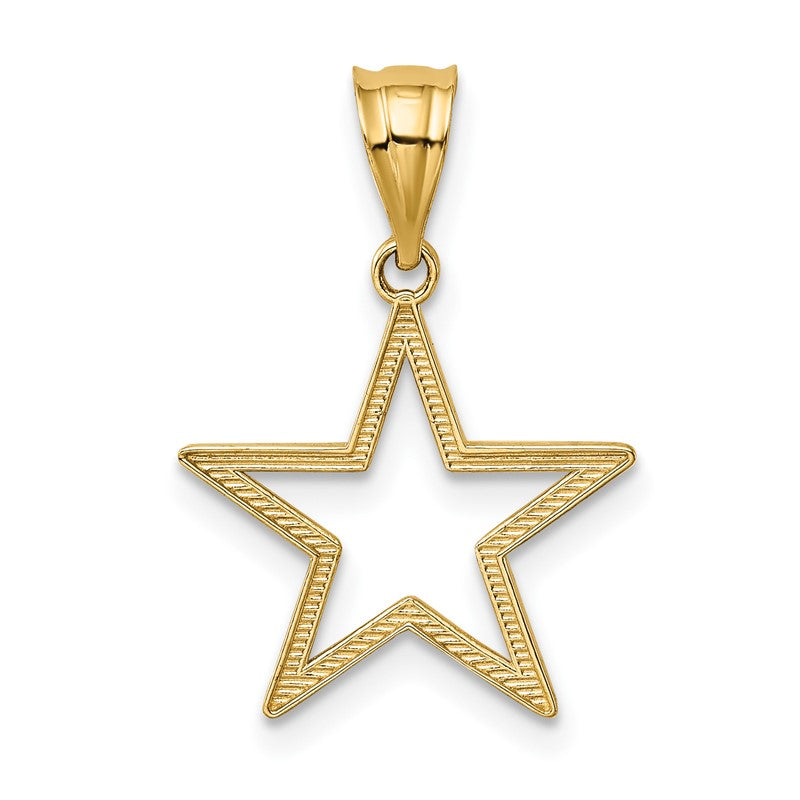 14k Star Charm K4810