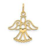 14k Cut-out Angel with Heart Charm XR1211