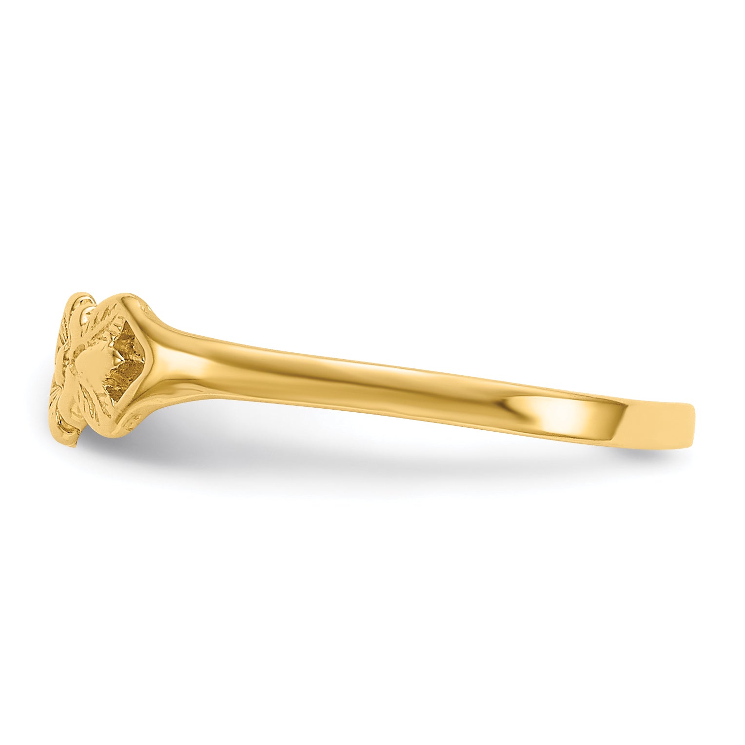 14K Flower Size 5 Baby / Childs Ring R532