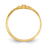 14K Butterfly Size 2 Baby / Childs Ring R529