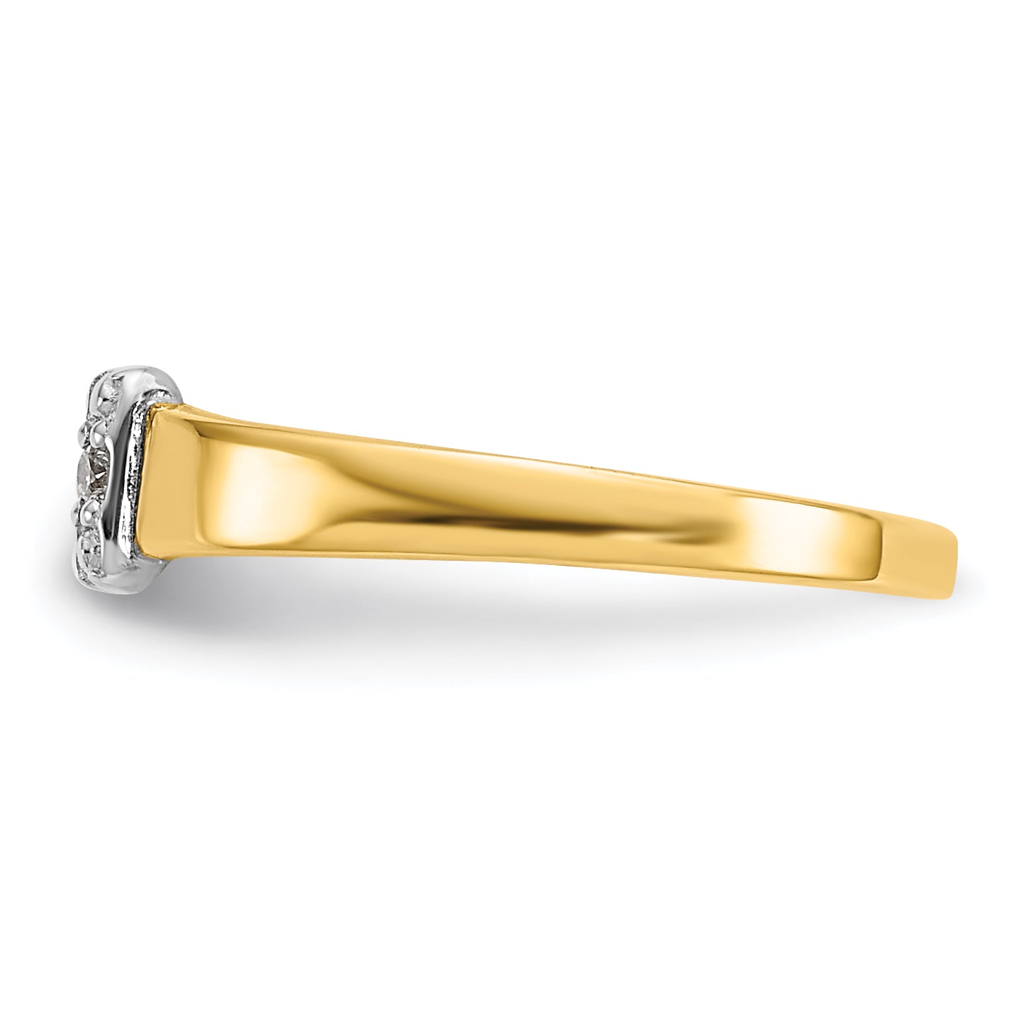 14k .01 carat Diamond Buckle Toe Ring RM5650
