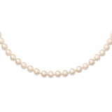 14k 5-6mm White Round Akoya Saltwater Cultured Pearl 16 inch Necklace PL50AA