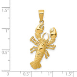 14k Lobster Pendant C3411