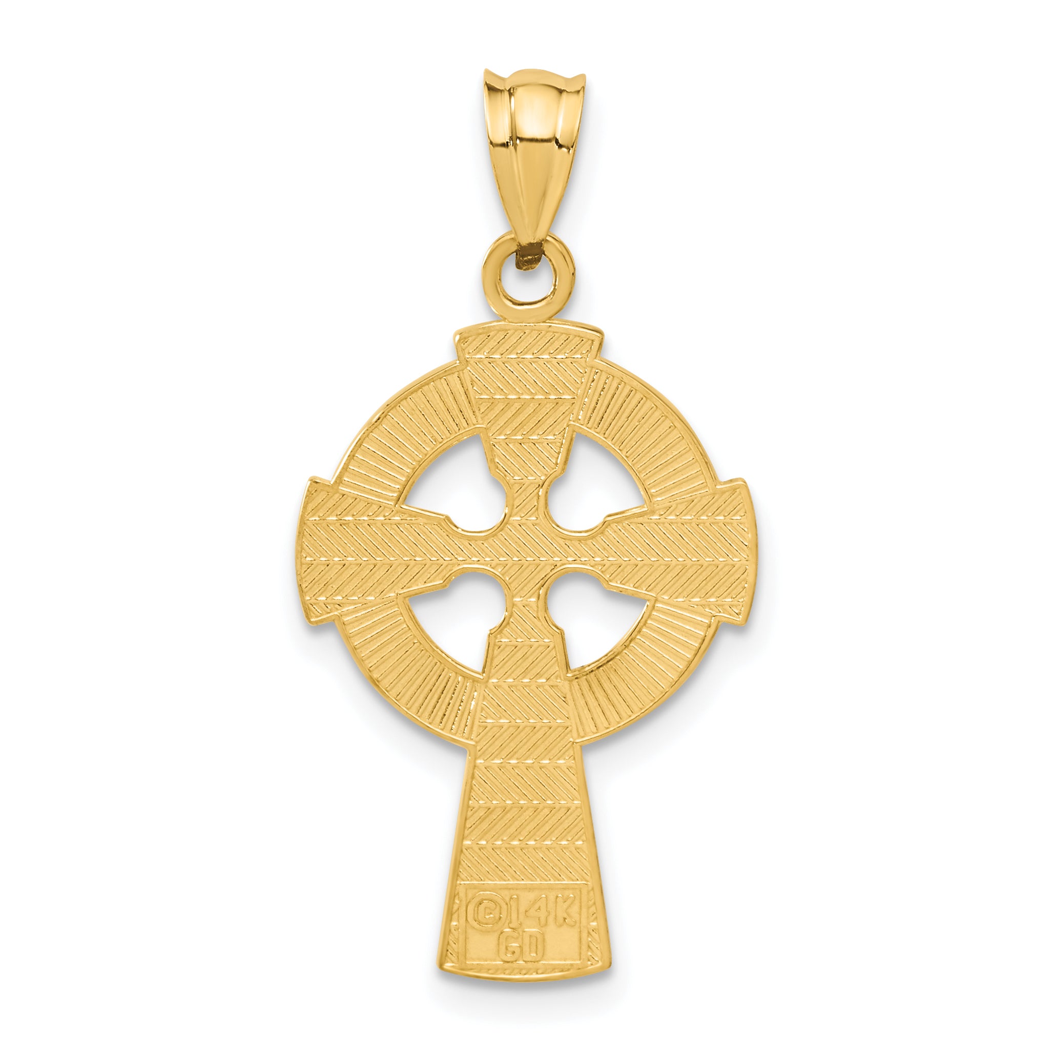 14k Celtic Cross Pendant C1942