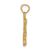 14k Praying Girl Pendant C3737