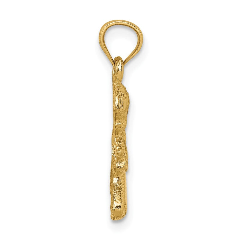 14k Praying Girl Pendant C3737