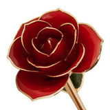 Ravishing Red Gold-Dipped Rose | Real Rose, Everlasting Beauty