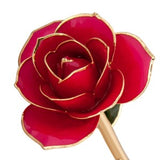 Luscious Pink Rose | Real Rose Hand-Dipped in 24K Gold