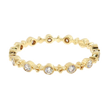 14K Yellow Gold Diamond Eternity Wedding Band Size 6.5 | 0.28ctw