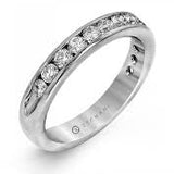 Diamond Wedding Bands  -  Women'