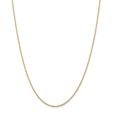 14K 14 inch 1.1mm Ropa with Spring Ring Clasp Chain RPA020
