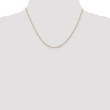 14K 14 inch 1.1mm Ropa with Spring Ring Clasp Chain RPA020