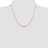 14K 14 inch 1.1mm Ropa with Spring Ring Clasp Chain RPA020