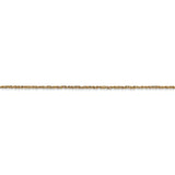14K 14 inch 1.1mm Ropa with Spring Ring Clasp Chain RPA020