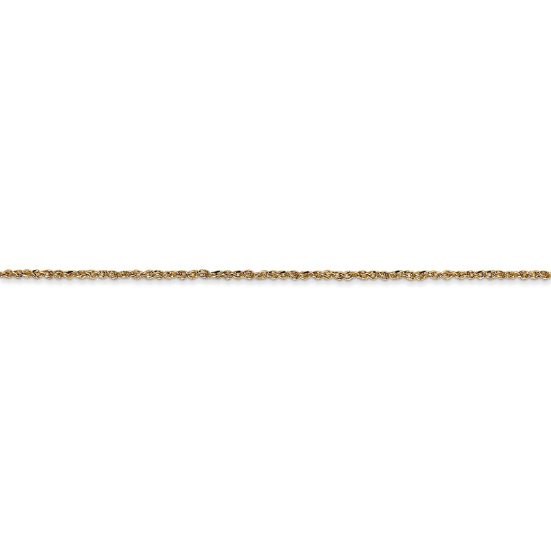 14K 14 inch 1.1mm Ropa with Spring Ring Clasp Chain RPA020