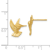 14k Hummingbird Post Earrings TC625