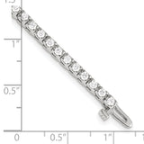 14k White Gold Complete 2.18 carat Round AA Diamond 4-prong 7 inch Tennis Bracelet X731WAA