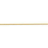 14K 10 inch 1.05mm Spiga with Lobster Clasp Anklet PEN133