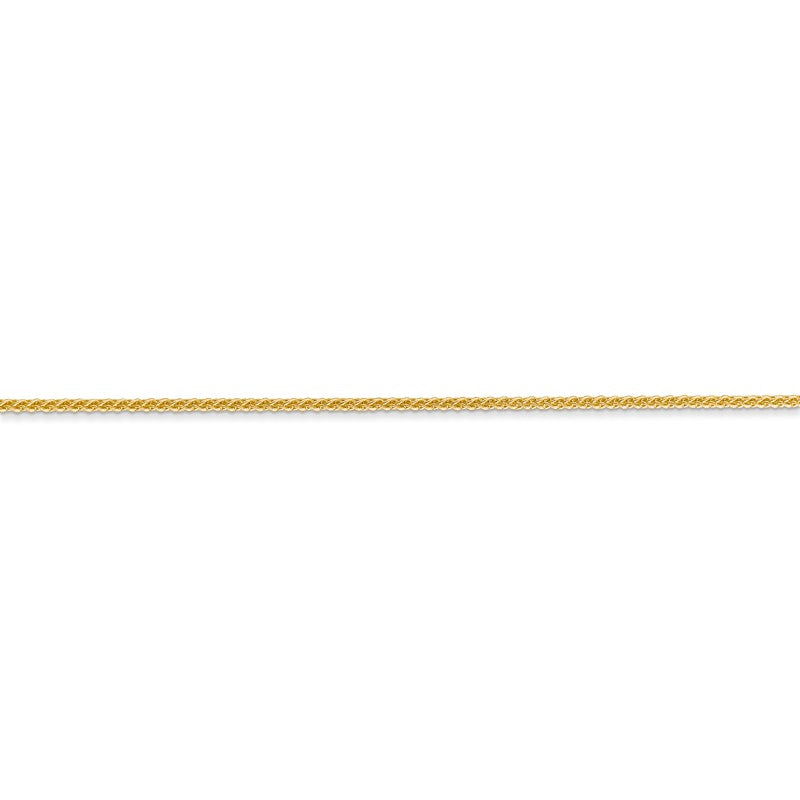14K 10 inch 1.05mm Spiga with Lobster Clasp Anklet PEN133