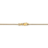 14K 10 inch 1.05mm Spiga with Lobster Clasp Anklet PEN133