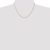 14K 10 inch 1.05mm Spiga with Lobster Clasp Anklet PEN133