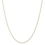 14K 10 inch 1.05mm Spiga with Lobster Clasp Anklet PEN133