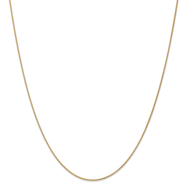 14K 10 inch 1.05mm Spiga with Lobster Clasp Anklet PEN133