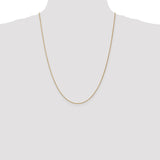 14K 10 inch 1.05mm Spiga with Lobster Clasp Anklet PEN133
