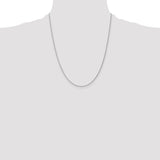 14K White Gold 10 inch 1.2mm Parisian Wheat with Lobster Clasp Anklet PEN261