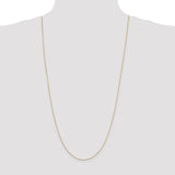 14K 10 inch .6mm Octagonal Snake with Lobster Clasp Anklet OSA080