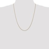 14K 10 inch 1.05mm Diamond-cut Spiga with Lobster Clasp Anklet PEN157