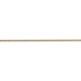 14K 10 inch 1.05mm Diamond-cut Spiga with Lobster Clasp Anklet PEN157