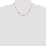 14K 10 inch 1.05mm Diamond-cut Spiga with Lobster Clasp Anklet PEN157