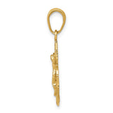 14k Mariners Crucifix Pendant D3698