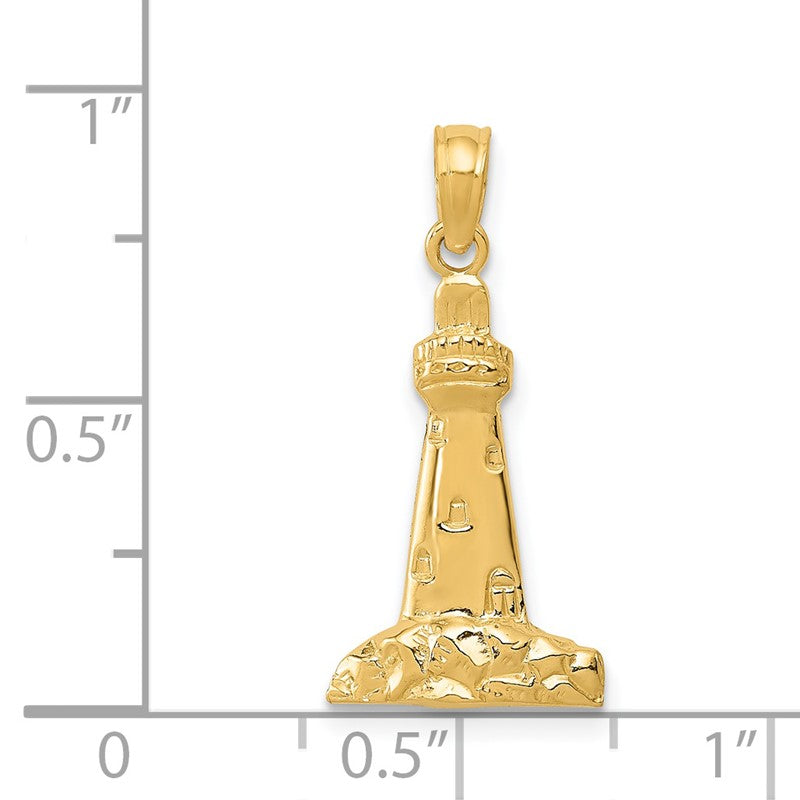 14k Cape May Lighthouse Charm D1345