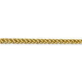 14K 26 inch 4.65mm Semi-Solid 3-Wire Wheat with Lobster Clasp Chain BC178