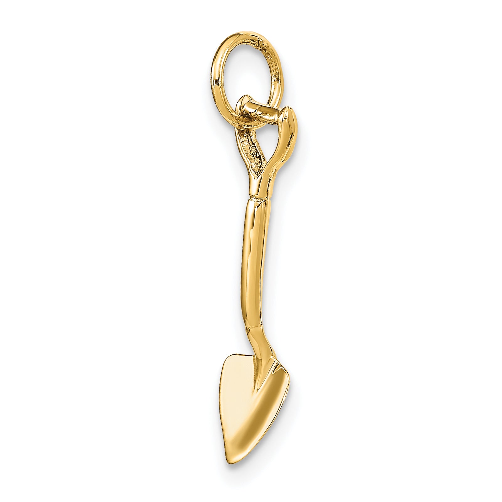 14k 3-D Spade Charm A2140