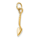 14k 3-D Spade Charm A2140