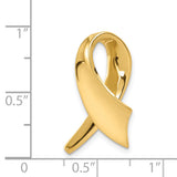 14k Polished Slide Fits up to 6mm Regular/10mm Fancy or Reversible Omega SL337